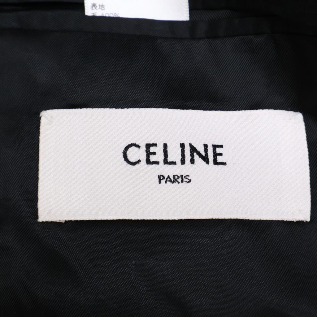 Celine [Excellent Condition/Domestically Authorized] 2V742814K Glen Check Tailored Jacket Jacket 36 BrownUsed