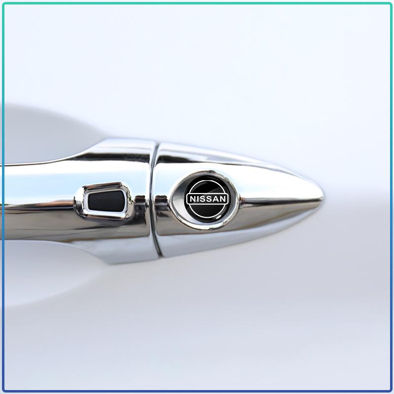 Car Door Lock Keyhole Sticker Auto Key Sticker Emblem For Nissan Nismo Qashqai J11 J10 Juke X Trail T32 Tiida Teana Skyl