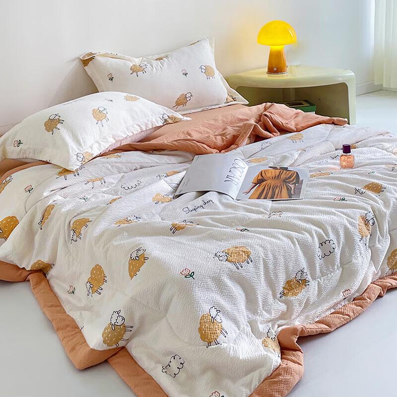 Plover Four Seasons Seersucker Cotton Quilt