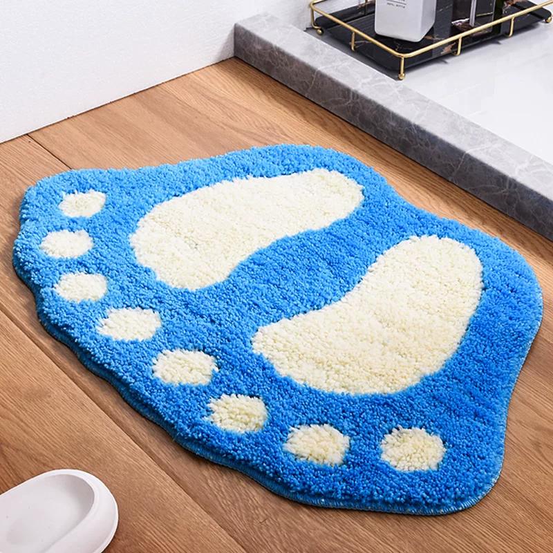 Bathroom Floor Mat, Bathroom Toilet Door Mat, Water-Absorbent Quick-Drying Foot Mat, Entryway Bathroom Non-Slip Carpet