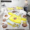 Duvet Cover Pompompurin Bedding Set Pillowcase Quilt Cover Bedding Set Children's Gift 2pcs/3pcs Full Size Single Double