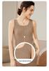 2024 Autumn/Winter Women's Fashion Cashmere Round Neck Knit Camisole