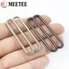 Meetee 30Pcs 20/25/30/40/50mm Metal Tri-Glide Adjust Buckles Bra Strap Clasp Decoration Underwear Ring Hook Sewing Accessories