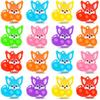10/50PCS Cartoon Mini Keychain Fidget Toys Push Bubbles Stress Relief Sensory Toy Kawaii KeyRings fidgeting Toys for Kids Adult