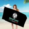 B-bianchi-S Bicycle Logo Microfiber Blanket Quick Drying Beach Towels Oversized Printing Super Absorbent Pool Towel Blanket