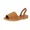 2025 New Summer Women Shoes Female Hot Sale Buckle Strap Women Sandals Casual Sandals Women New Peep Toe Flat Sandals