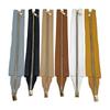 30cm PU Leather Zipper with Holes Metal Zipper DIY Zipper Replacement Hardware Zipper Accessories for Sewing Handbag