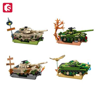 SEMBO Serie Militare Carro Armato Principale Blocchi da Costruzione Assemblaggio MOC Veicolo Auto Set di Costruzione Giocattoli per Bambini Regali per Ragazzi