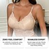 Zeriluna Elegant Wireless Push-Up Lace Underwear – Soft, Breathable, and Beautifully Trimmed to Enhance Your Bust.