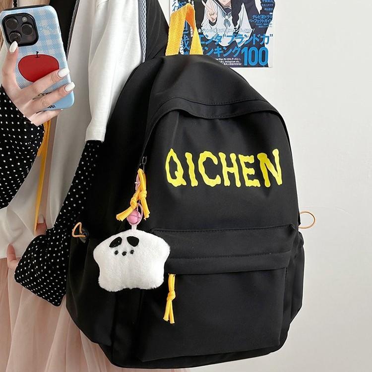School bag for women, niche Japanese style for college students, large capacity, junior high student casual backpack, lightweight and versatile