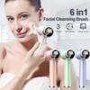 Hot Cold Compress Electric Face Cleansing Brush 6 In 1 Face Wipe  Massage Machine  Home
