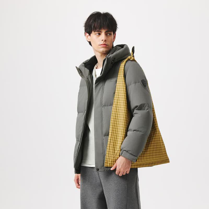 Tanboer Men's Hooded Down Jacket