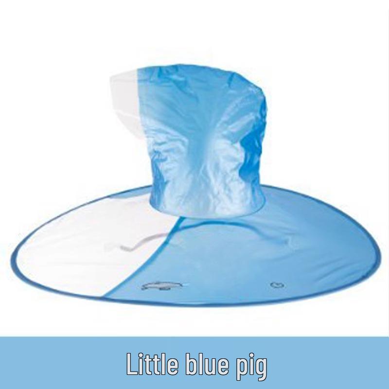 Size L Kids' Raincoat for 8-Year-Olds, Unisex, with Backpack Space, School Use, Rainproof Poncho.