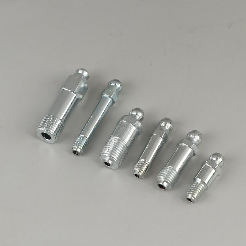 5Pcs Lengthened Grease Nipple Special Zerk M6 M8 M10 Metric Head Connector Straight Type