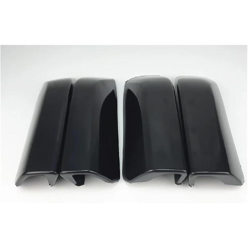 4PCS Fit for Toyota 4Runner N280 2010-2018 Silver & Black Roof Rack Luggage Rack Bar Rail End Replacement Cover Shell Trim Cap(A)