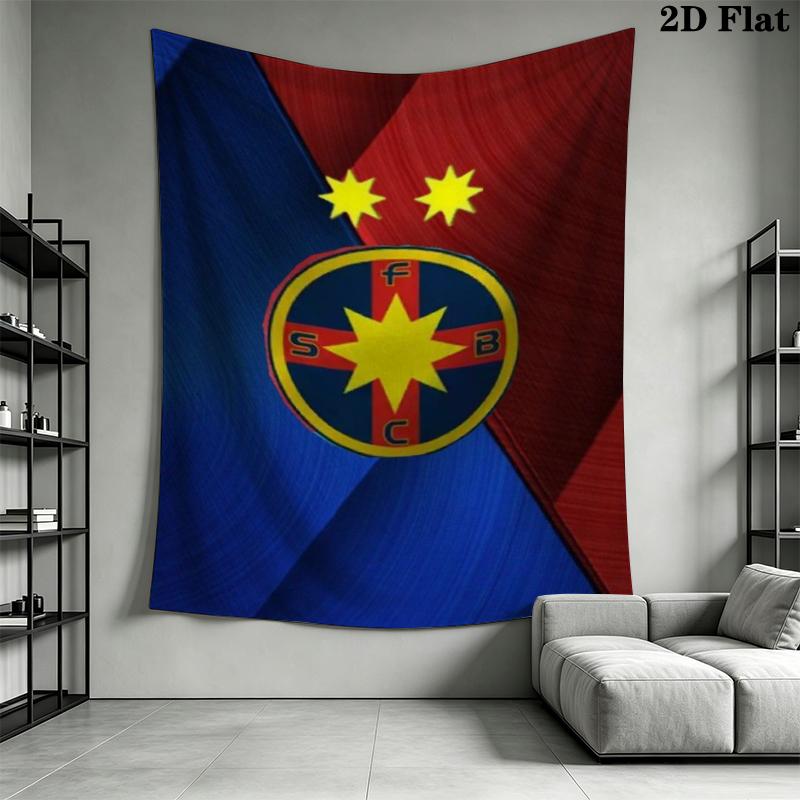 fcsb steaua Wall Tapestry Aesthetic Wall Hanging Printed Fabric Blanket Decorative Tapestries for Bedroom Living Room Home Decor