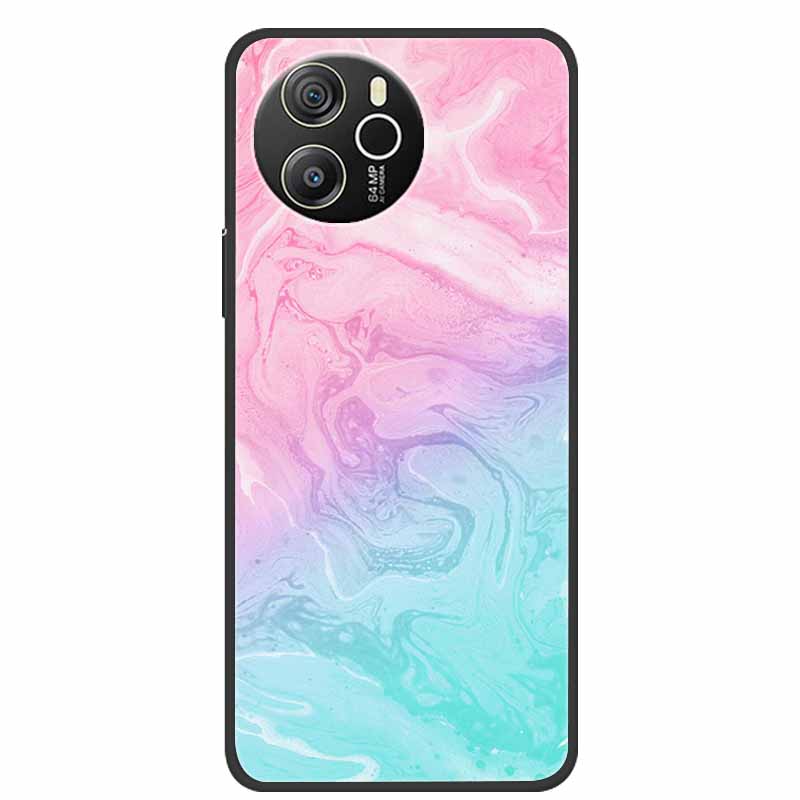 Case For Blackview Shark 8 TPU Soft Silicone Back Cover For Blackview Shark8 Phone Cases Marble Painted Colorful Bumper New Capa