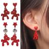 Cartoon Horse Chinese Style Pony Earrings Heart Star Horse Drop Earrings  Party