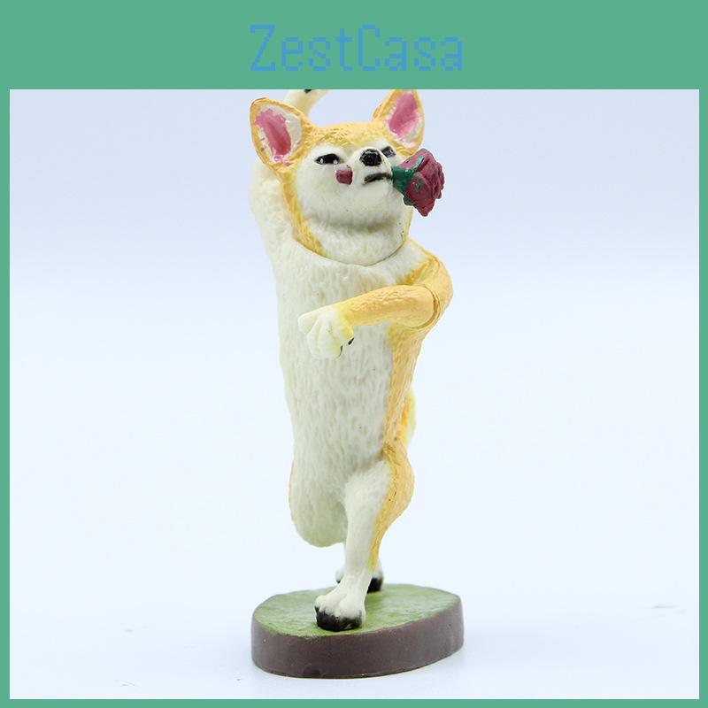 Dog Dance Master Pvc Model Toy For Home Decor And Gift Pack Of Pieces Six