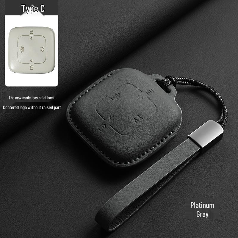 Zeekr 001 & X Smart Key Case: Cross-border Original Car Color Key Pouch & Car Accessories Buckle