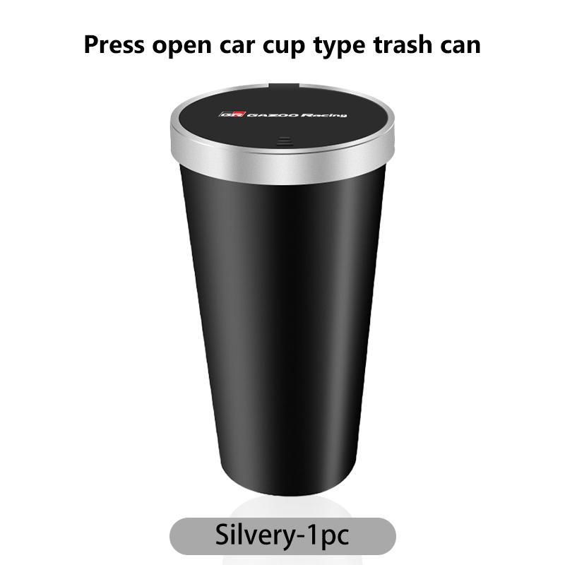 Car Interior Trash Can Garbage Case Storage Box Accessories For Toyota Gazoo Racing TRD Corolla Yaris Chr Auris Rav4 Prado UL8
