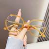 Vintage Round Oversized Photochromic Reading Glasses Women Anti Blue Light Hyperopia Prescription Eyewear +1 5 +2 5 Fashion