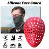 Protetor facial 3d de qualidade alimentar, reutilizável, proteção bucal, suporte interno, metade inferior, capa protetora facial para adultos