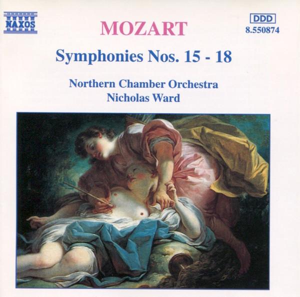 

CD WOLFGANG AMADEUS MOZART - NORTHERN - Symphonies Nos. 15-18 8550874 Naxos 1995 Europe ObiClassical Used