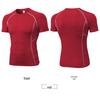 Men's Pro Performance Compression T-Shirt - Elastic, Sweat-Wicking, Quick-Dry, Short Sleeve 1008