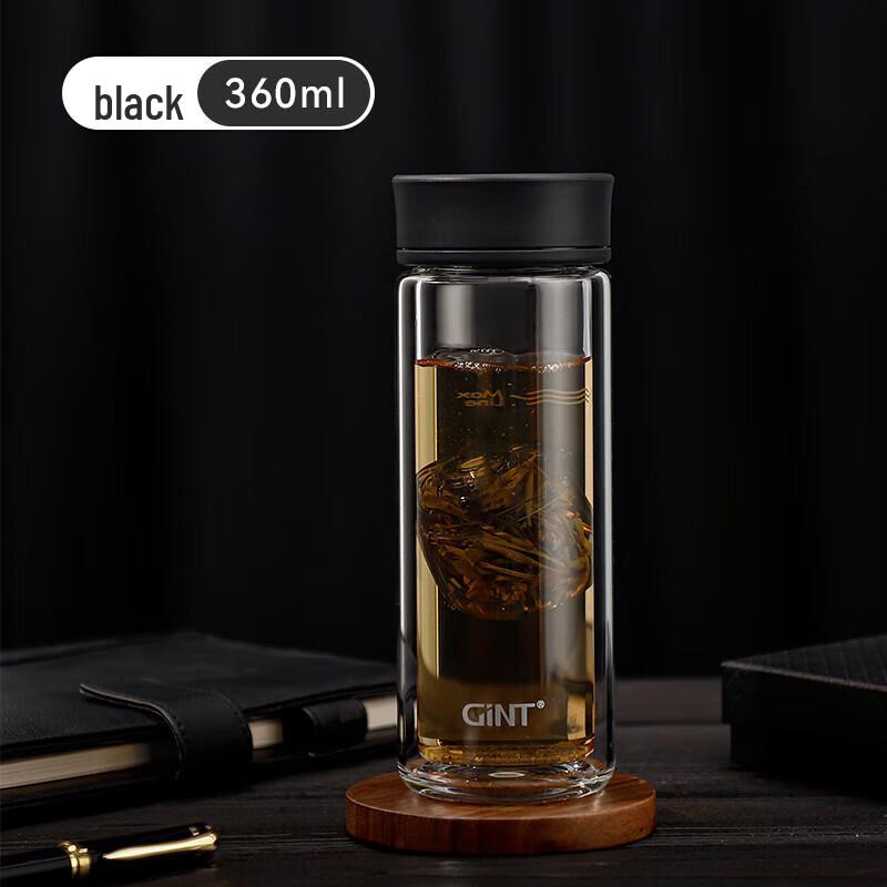 GiNT 8711 Магнитная заварка для чая Стеклянная бутылка с двойными стенками