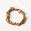 Natural Citrine Chip Elastic Bracelet: Irregular Raw Stone Beads in a Fresh Versatile Style