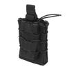 Outdoor Portable Ammo Clip Holder Waist Storage Bag Mini Pack Mag Pouch for Hunting(Black)