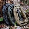 5Pcs Big D-type Plastic Steel Tactical Molle Quick Hook Hanging Buckle Clip Outdoor Camping Backpack Bag EDC Tool Accessories