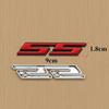 Swpzb8 3D Metal Letters SS Logo Car Rear Trunk Sticker Front Grille Badge Emblem for SS Sport Camaro Cavalier Accessories
