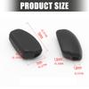 Black Thick Silicone Nose Pad for Glasses and Sunglasses 10 Pairs Anti Slip Cushions
