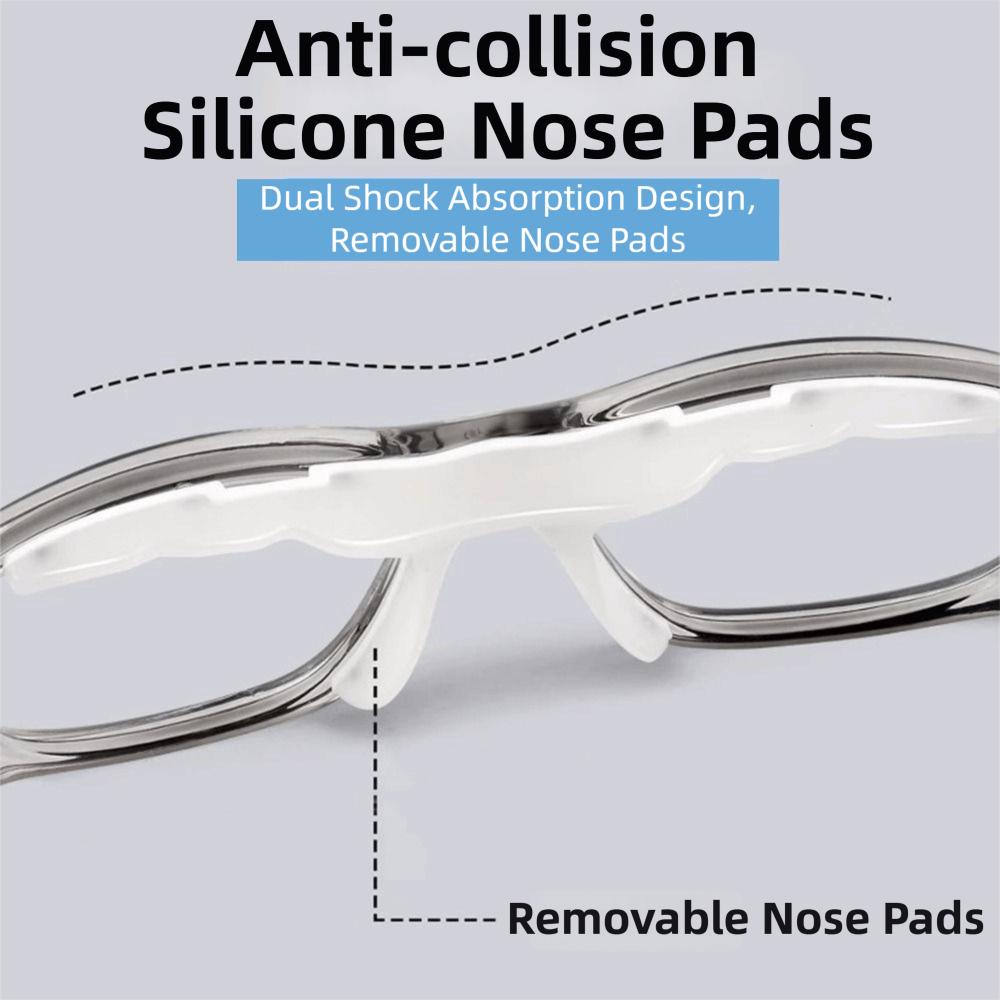 Clear Teenager Eye Protect Glasses Adjustable Strap Sport Protective Eyewear Football