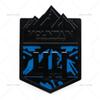 Metal Car Grille Fender Badge Cross-country Mountain 4X4 Emblem For Jeep Grand Cherokee Wrangler Compass Patriot Accessories ALX1