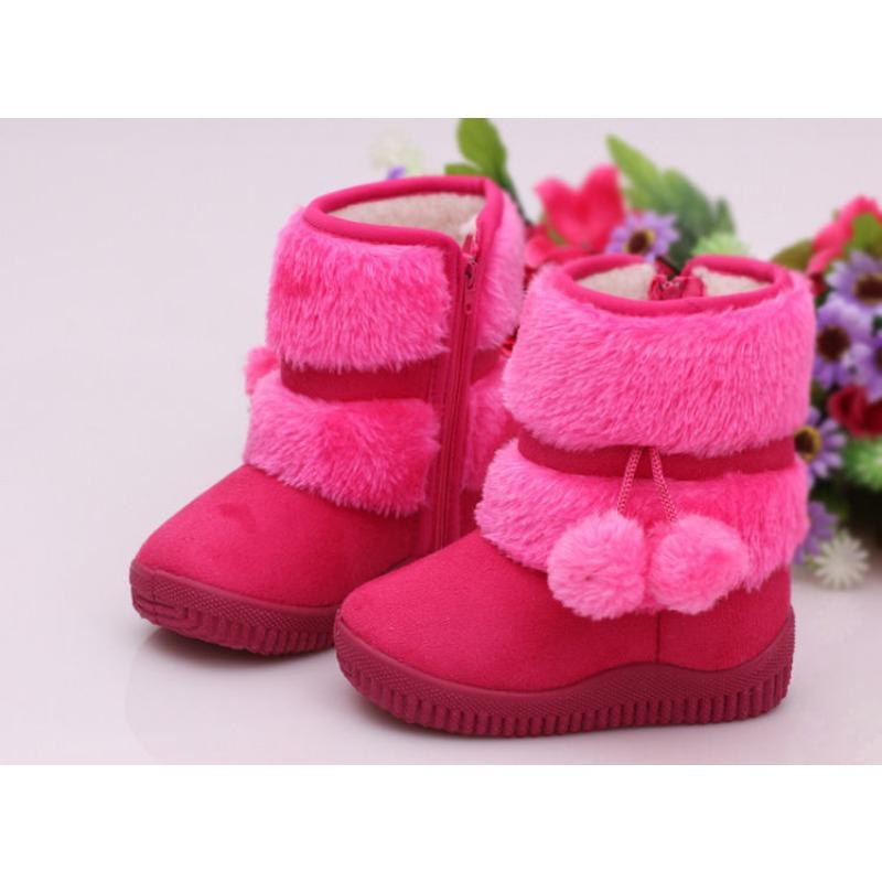 Детские зимние сапоги утолщенные и бархатные — фото 19