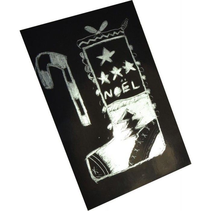Scratch Cards - Tristar - PSFB1 - Pack of 10 - 15 X 10 Cm - Matte Black Background