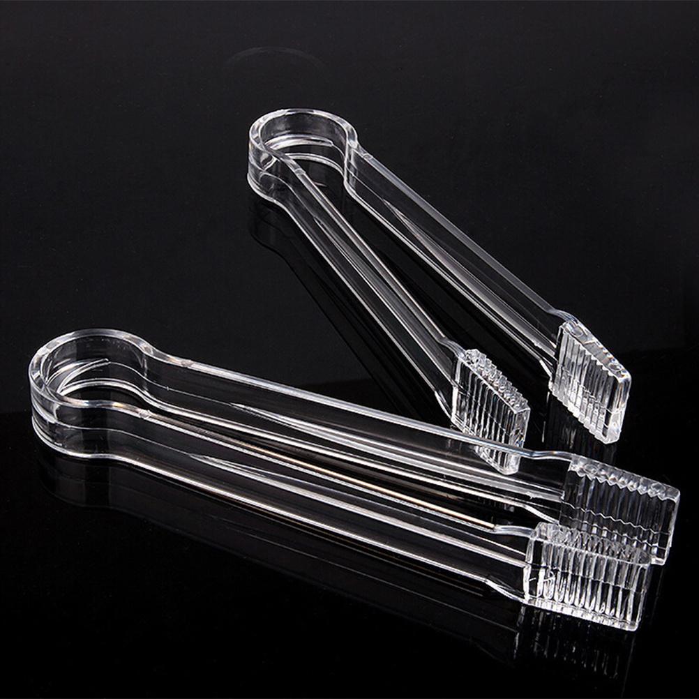 5pcs Multifunctional Food Serving Transparent Acrylic Ice For Cake Bread Salad Bar Party Buffet Wedding Picnic Kitchen Use Food