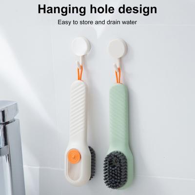 Shoes Cleaning Brush Ergonomic Handle Sturdy Multifunction Soap Dispenser Brush Multifunctional Cleaning Tool