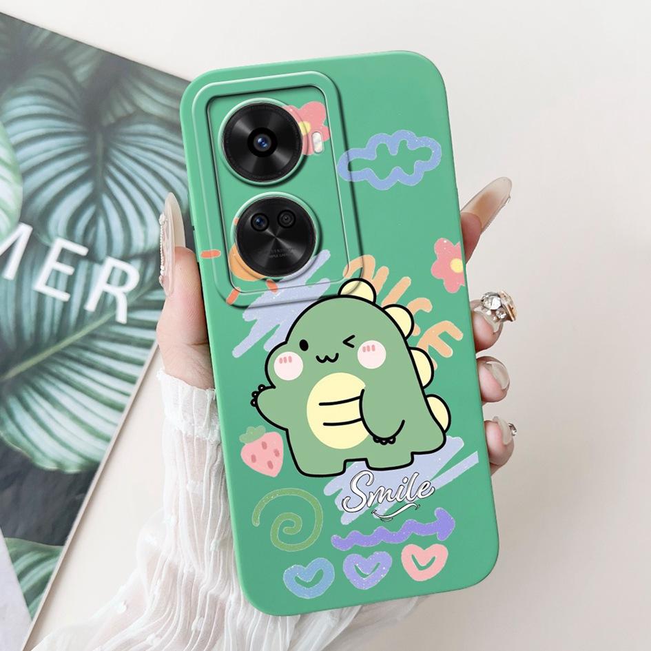 Für Huawei nova 12 SE 2024 Hülle BNE-LX1 Stoßfeste Abdeckung Niedlicher Astronauten-Cartoon Mattes Funda auf Huawei Nova12 SE Quadratischer Schutz