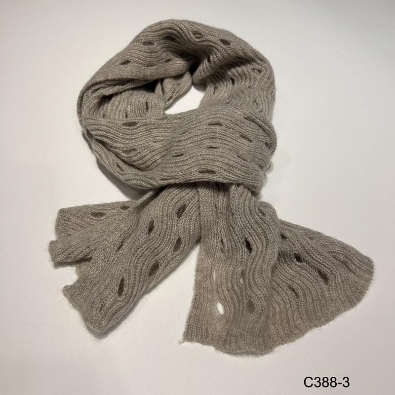G·TENNA NX-C388 Women's Wavy Cashmere Scarf