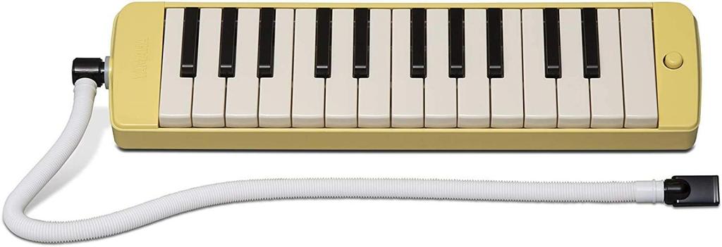 YAMAHA Pianica 25 taste Crem Galben P-25F