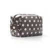Fashion Polka Dot Large Capacity Makeup Portable Handheld Travel Toiletry Organizer Cosmetics Daily Travel Essential Storage Use