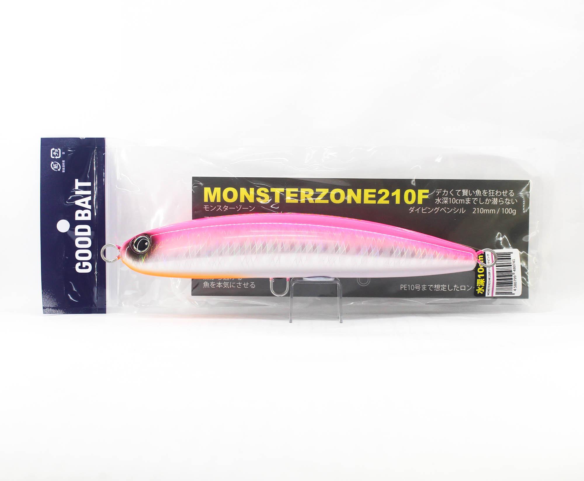 Good Bait Monster Zone 210F 210mm 100 grams Floating Lure Jerk Pink (0741)
