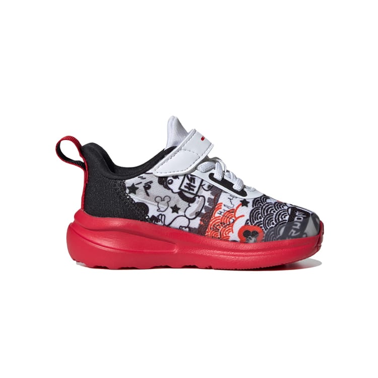 adidas Mickey AC I Slip Resistant Low Top Toddler Shoes White Red Black Infant And Toddler FV4257