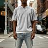 Men's Casual Two-Layer Short Sleeve T-Shirt - Fashionable Look Top for Summer Everyday Wear - Slim Fit Basic Tee for Men