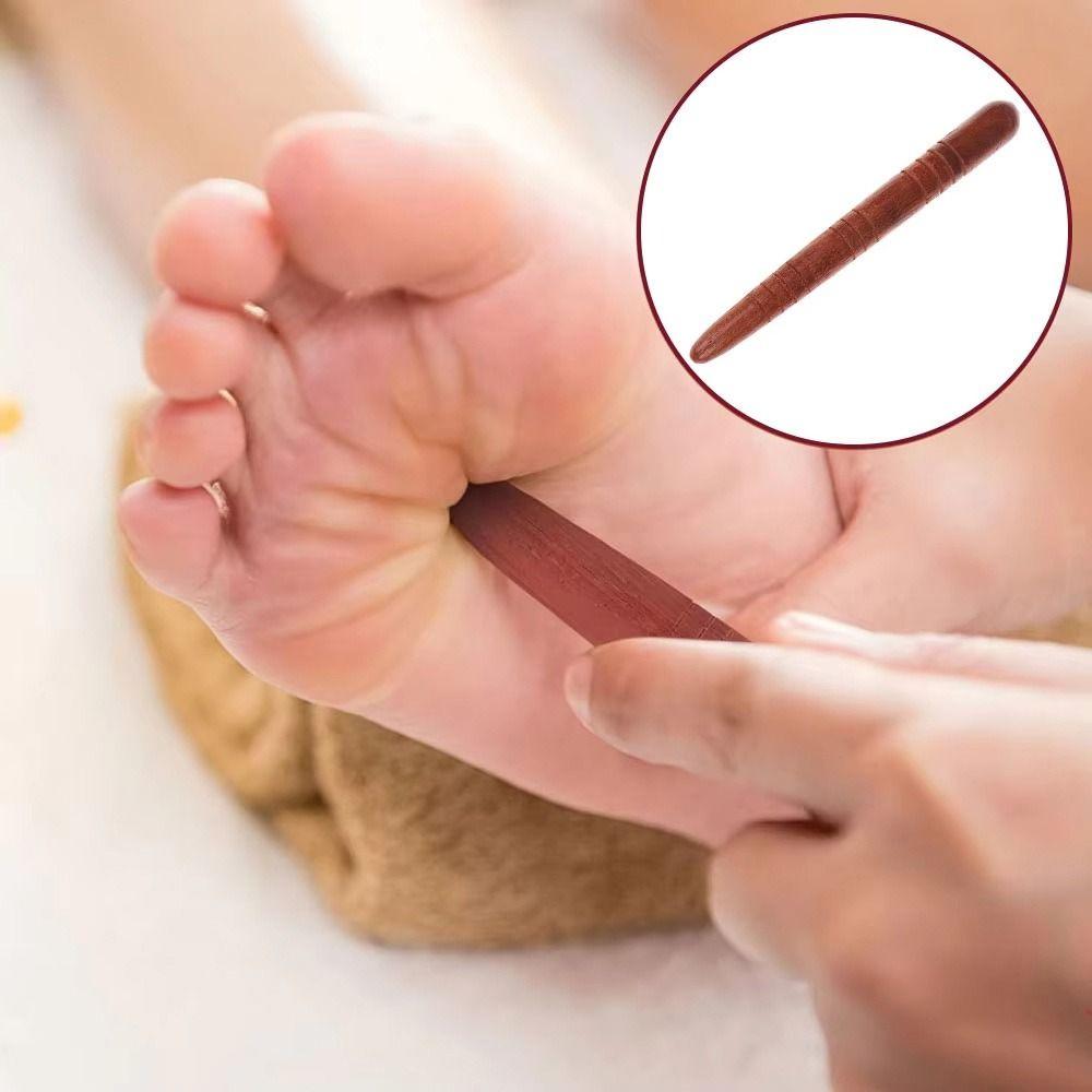 Wooden Acupoint Massage Stick Beauty Auxiliary Tool Massager  for Relieve Physical Fatigue