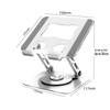 Adjustable Rotating Tablet Stand for iPad - Ideal for Live Broadcasts